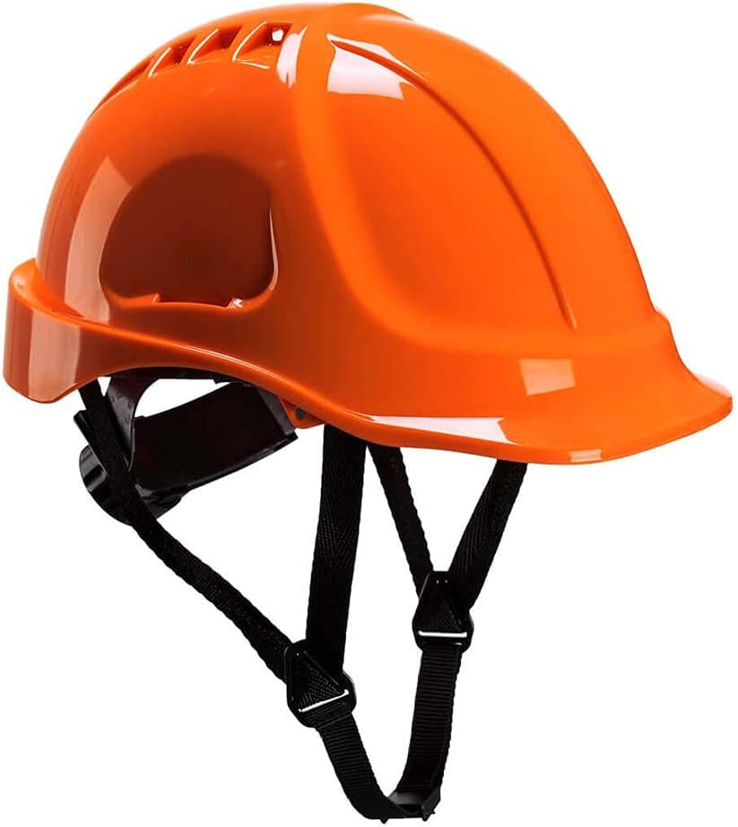 Portwest PS55 Mens Protective Endurance Construction Hard Hat Safety Helmet Orange