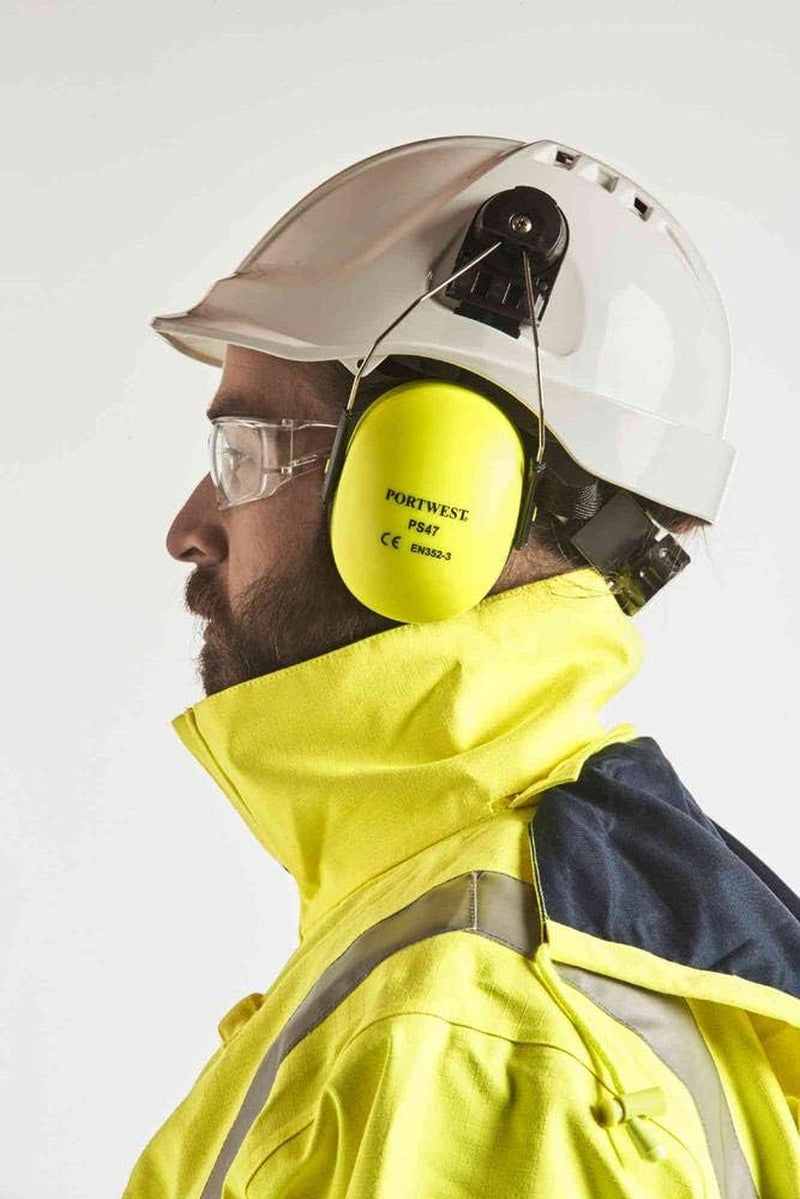 Portwest PS55 Mens Protective Endurance Construction Hard Hat Safety Helmet Orange