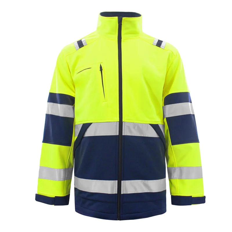 High Visibility Yellow Reflective Fleece Jacket