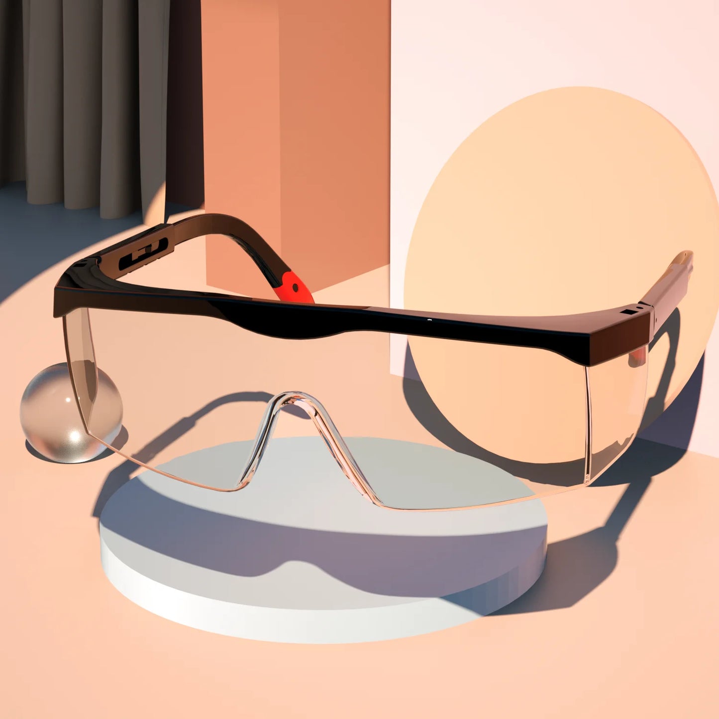 10Pcs Safety Eyewear UV400 Anti Fog Dust Safety Glasses