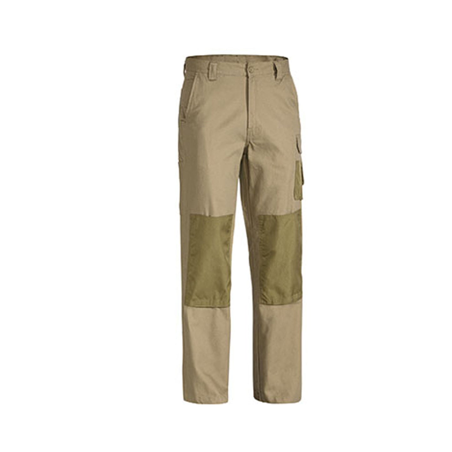 BISLEY BPU6110 Men's Razar Cordura Utility Work Pants - Khaki - Size 112R