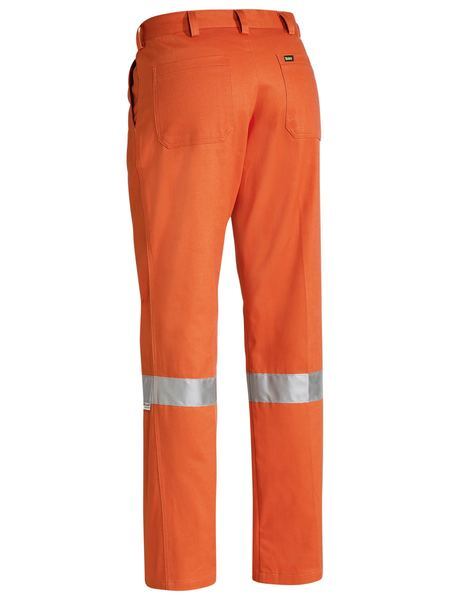 Bisley 3M Taped Work Pants - Orange - Size 87R