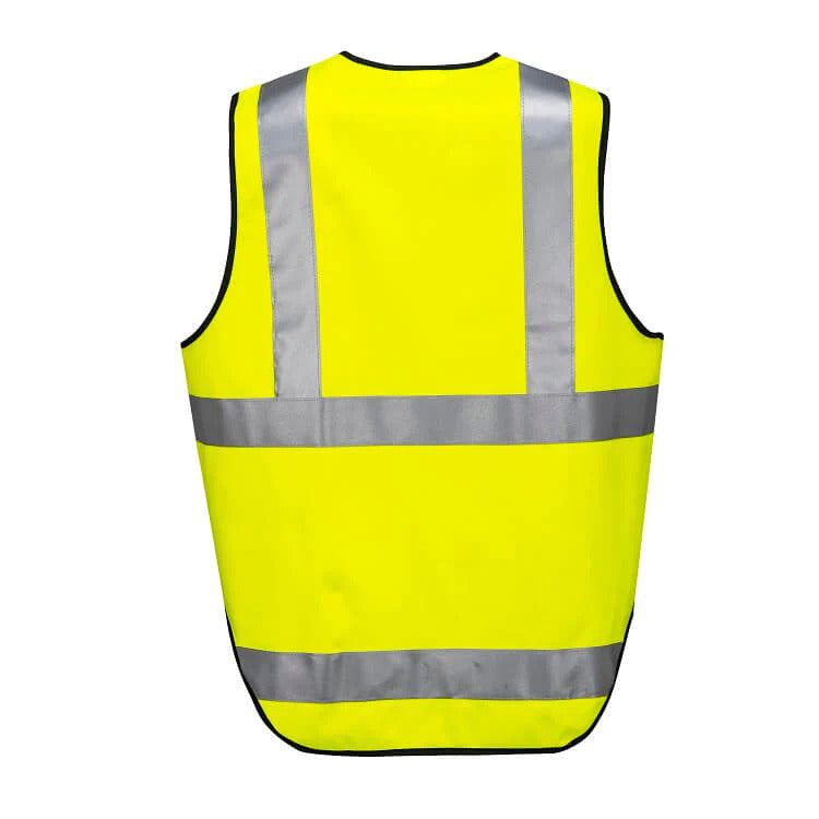 HUSKI Hi Vis Patrol Vest - Yellow - Size L - 3M Reflective Tape
