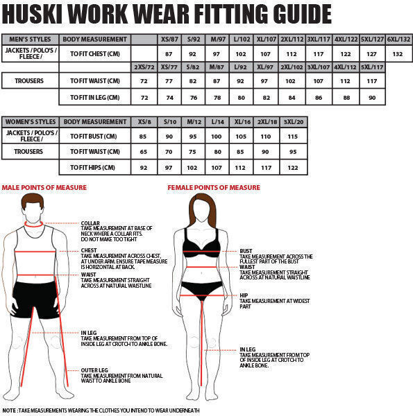 Huski Mens Tarmac Hi Vis Safety Pants - Orange - Size 5XL