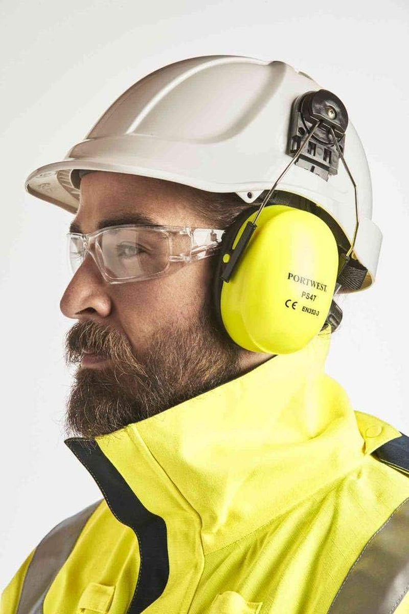 Portwest PS55 Mens Protective Endurance Construction Hard Hat Safety Helmet Orange