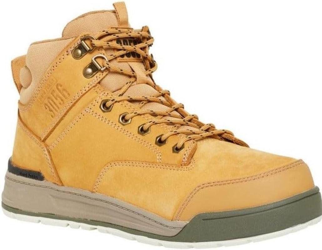 Men'S 3056 Lace-Up Side Zip Steel Toe Safety Boot