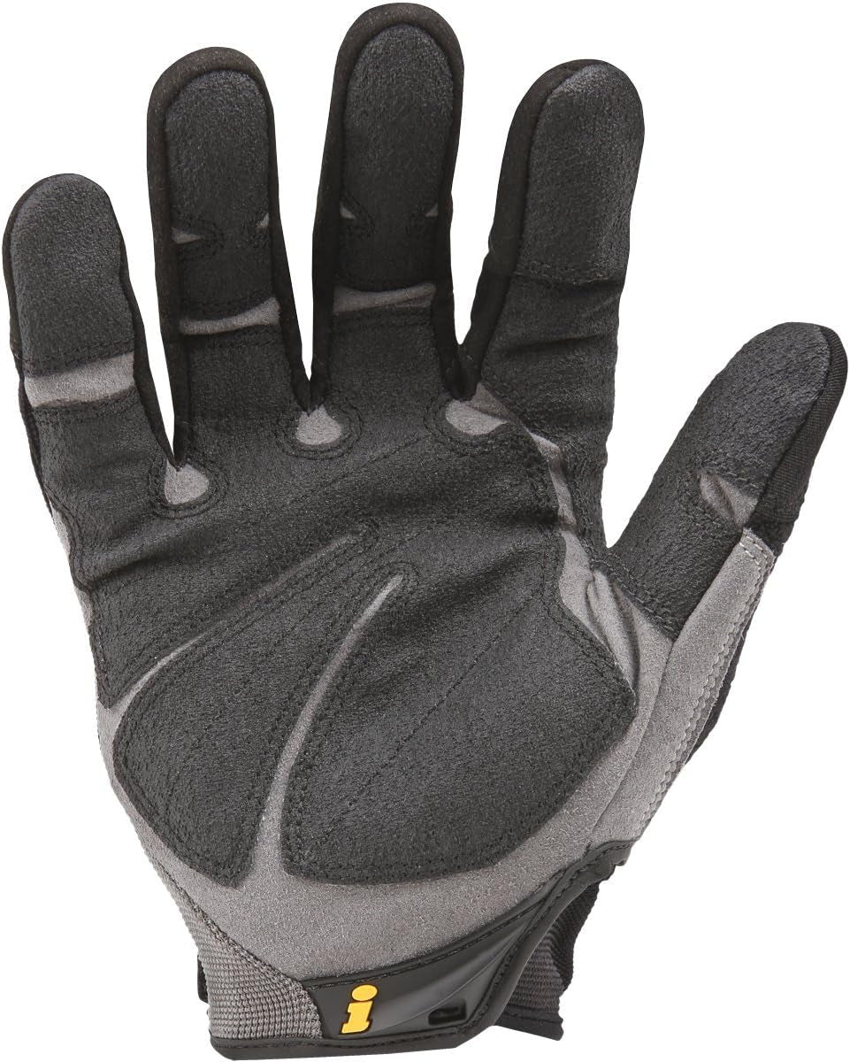 HUG-04-L Heavy Utility Gloves, Large, Black